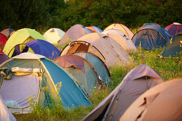 Festival camping area